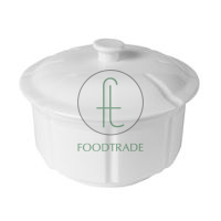 Горшочек для запекания CAMEO IMPERIAL WHITE с крышкой 180МЛ D8,3СМ H9,5СМ 210-334