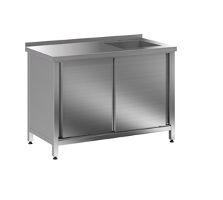 Ванна-тумба ВМТк-1 1000/600/850 (емкость сварная 400х400х300, двери-купе)
