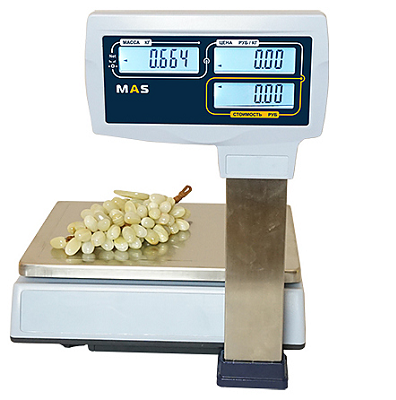 Весы торговые MAS MR1-15P — изображение 2